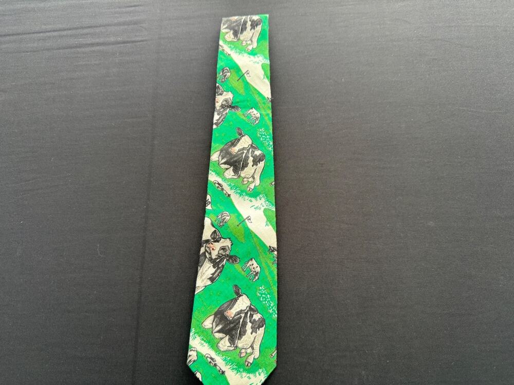 Vintage Green Cow Tie Golf Course